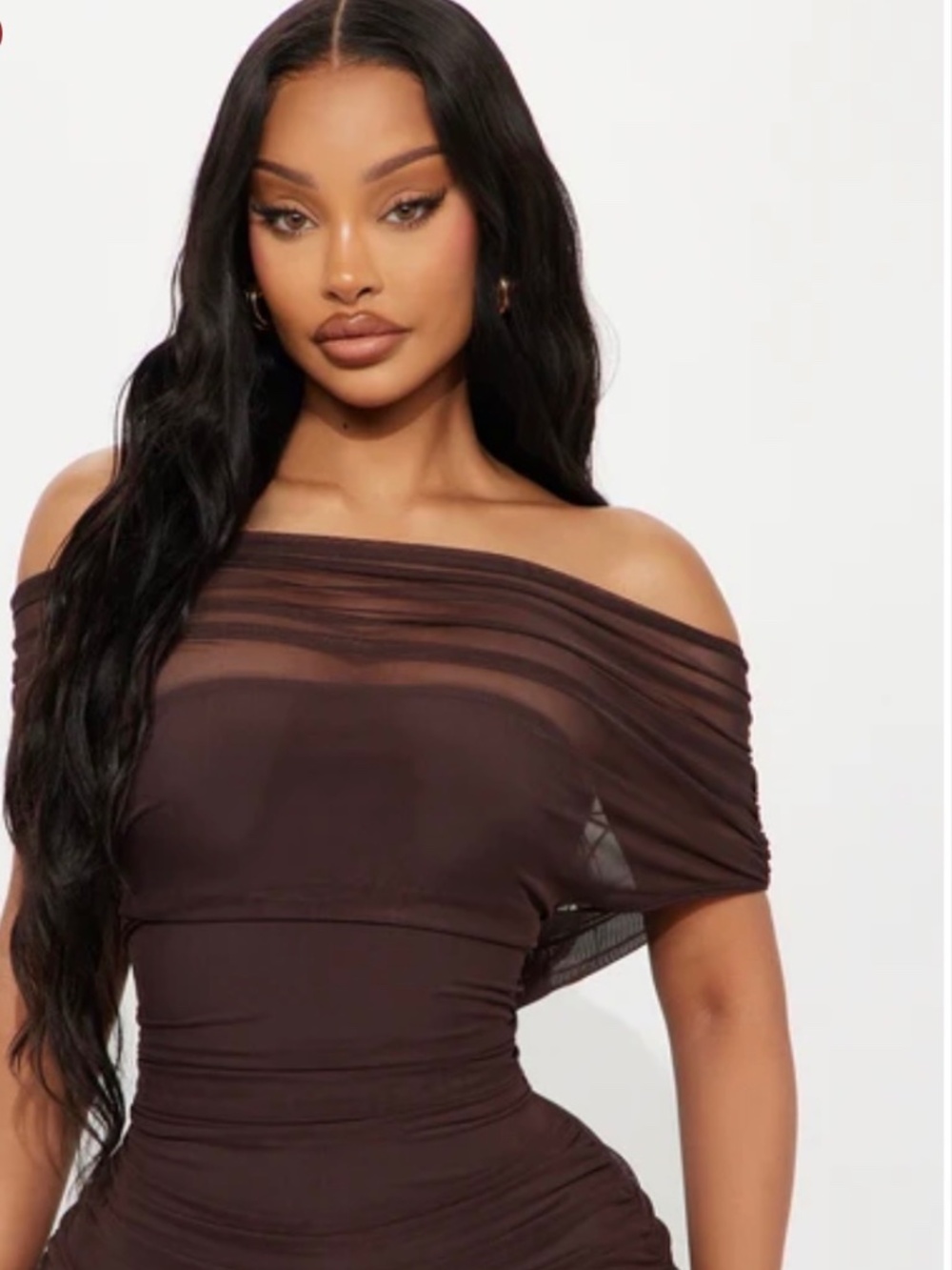 FashionNova brown dress size Large